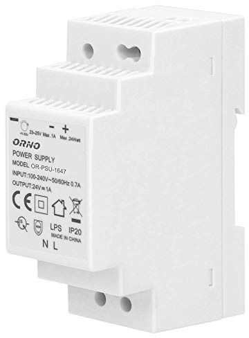 ORNO PSU-1647 Netzteil für DIN-Schiene 24VDC, 1A, 24W (2 Modul)