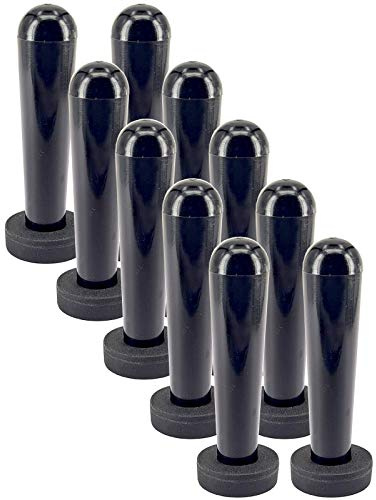 10x Neodym Magnete Gummiert Car Wrapping Magnet Werkzeug Folierung Scheibe Topfmagnet Gummi Runder Magnete mit Griff zum Auto Folieren [Ø 22mm - 5KG]
