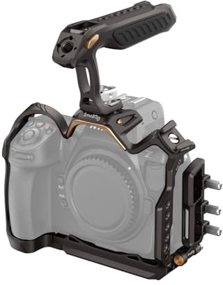 SMALLRIG Night Eagle Z8 Cage Kamerakäfig Set für Nikon Z 8, vollständiger Kamerakäfig aus Aluminiumlegierung, mit Schnellwechselplatte für Arca-Swiss und Kaltschuhhalterung für Mikrofon - 4317