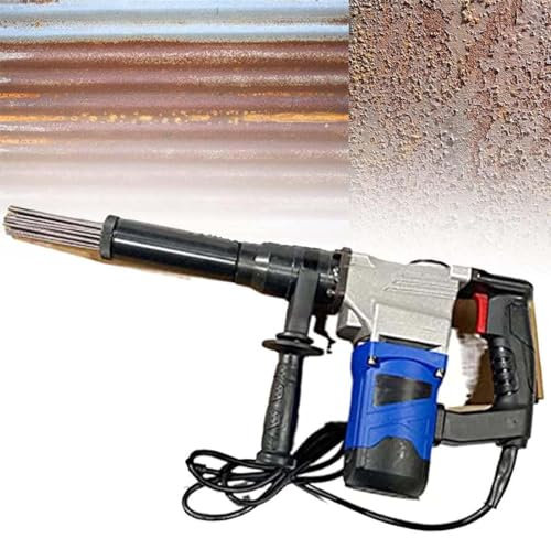 DPDZSW Nadelentroster 1100W,Elektrischer Nadelentroster in Industriequalität, Handgehaltene Nadel-Entrostungspistole,Elektrische Strahlmeißel Zum Entfernen Von Rost,Schweißschlacke Und Farbe