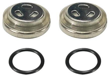 CGEAMDY 2 Stück Motorrad-Bremskupplungs-Hauptzylinder-Reservoir, Motorrad Bremsen Schauglas, Hauptbremszylinder-Reservoir-Dichtungssatz Autozubehör(12MM)