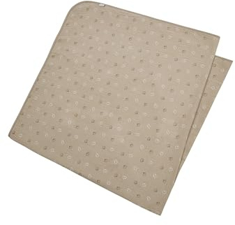 Sterntaler Musselin Decke Bauernhof - Babydecke mit Allover-Motiv - Kinder und Baby Kuscheldecke weich & anschmiegsam - Decke aus leichtem Musselin, sandfarben