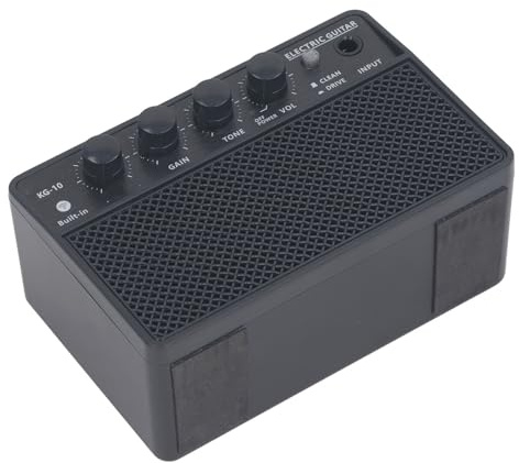 Mini Kit D'ampli de Guitare électrique Portable 10W, Amplificateur de Pratique Rechargeable pour la Pratique Quotidienne de la Guitare