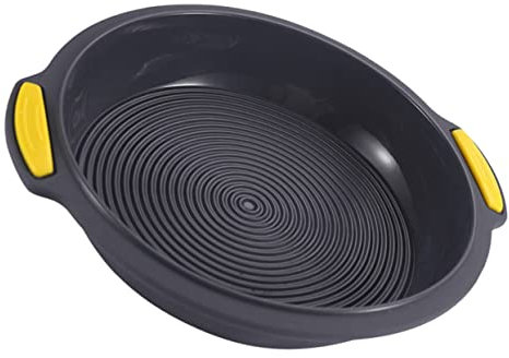 PRETYZOOM Molde De Silicona Para Hornear Pasteles 9.5 Pulgadas Desmontable Fácil De Limpiar Ideal Para Panadería