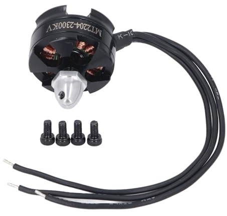 RC-Bürstenloser Motor MT2204 2300KV Hochschubmotor aus Legiertem Stahl für Mini-Quadcopter für 180 210 250 Quadrocopter mit Antriebswelle M5 X 12 Mm für und Kamera