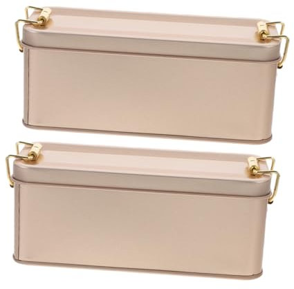 Cabilock Caja De Galletas Lata Para Galletas Vintage Contenedor De Té y Especias