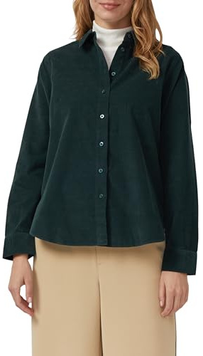 s.Oliver Feincord-Bluse mit Hemdkragen