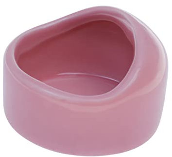 YARNOW Hamster Ceramic Bowl Small Anti-tilt Pet Food Dish Chew-resistant Pink Ceramic Feeding Bowl for Gerbils and Small Rodents