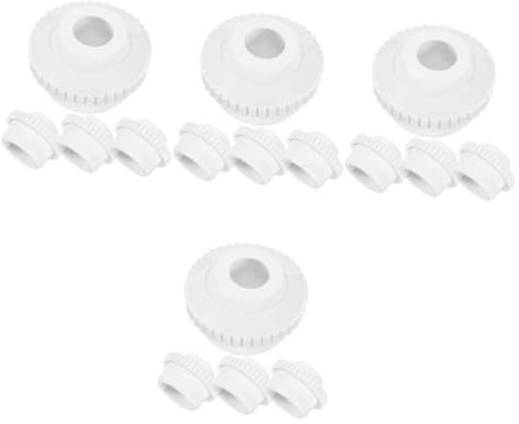 BESPORTBLE 4sets Pool Massage Pool Drink Floats Spa Pool Buoy Inflatables for Swimming Pools Pool Pump Pool Plug Hot Tub Accessories Heaters Paddling Pool for Plastic White 4pcs*4