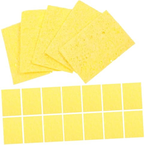 YOSADIER 100pièces Éponge De Nettoyage Pour Fer à Souder Kit De Nettoyage Pointes De Fer à Souder Résistante à Haute Température Remplacement Pratique Pour Résidus De Soudure