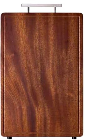 Tagliere da Cucina Professionale - Tagliere Legno Grande - Scanalatura Anti-Gocciolamento - Tagliere in Legno Bamboo Antibatterico -36 * 24 * 20cm(50 * 35 * 30cm)