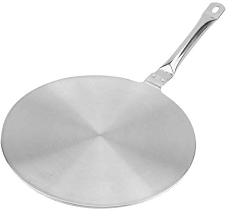 Amosfun Stainless Steel Induction Disk Heat Converter Plate for Cooktop Efficient Heat Diffuser Compatible with Gas Electric and Induction Cookers Suitable for Iron and Ceramic Cookware