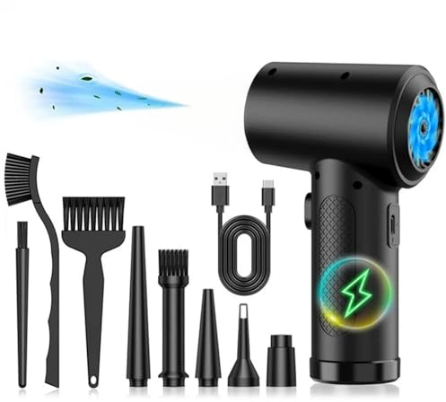 Plumeau rechargeable à air comprimé 50 000 tr/min pour PC, ordinateur portable, claviers, électroniques, ordinateurs