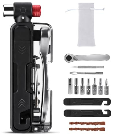 Portables Ratchets Wrenches Set Multifunction Bicycles Tool 15 in 1 Multiple Tool Set Tyre Levers for Road Bike Compacts Cycling Toolkits