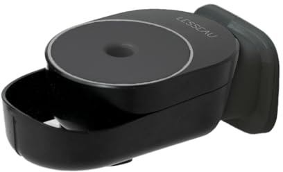 La Corvette – Distributeur de savon solide mural noir – Rechargeable, design Lesseau, usage salle de bain ou cuisine