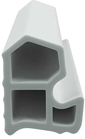DIWARO.® Stahlzargen-Dichtung SZ172 | weiß | 5 lfm für Haus- und Innentüren. Zum Schallschutz und abdichten der Tür. Bestehend aus TPE (Thermoplastischen Elastomer)
