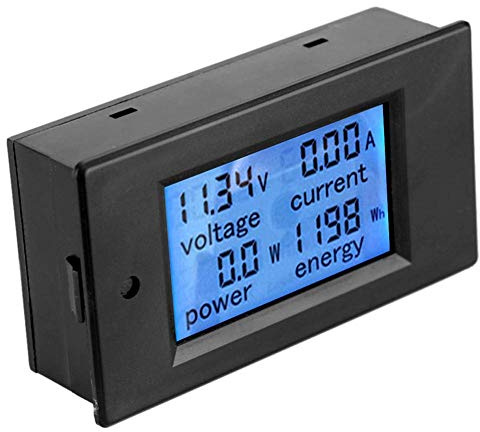 Voltaje de Corriente Digital, Voltímetro TSPZEM-031 Amperímetro DC Pantalla Multifunción LCD Probador de Medidor de Corriente Detector, con Derivación de Corriente