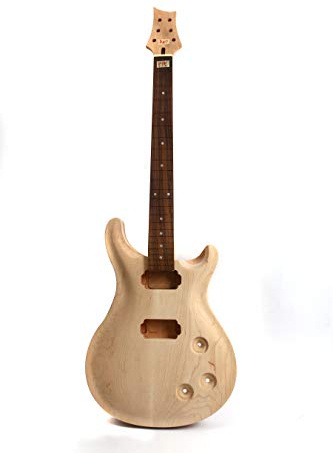 Yinfente Gitarrenkit, 22 Bünde, Ahornholz Griffbrett, Mahagoni Korpus, Palisander, 62,9 cm