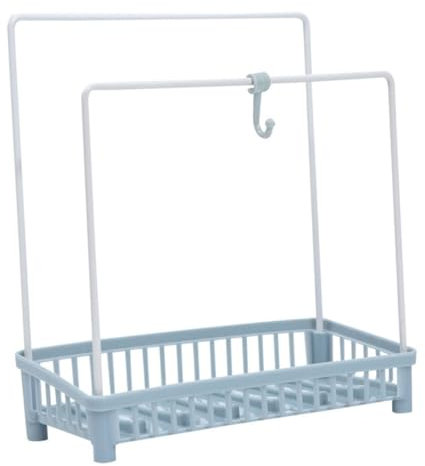 Cabilock Estante para Trapos de Cocina Escurridor de Fregadero Soporte para Fregadero Almacenamiento para Bayetas Baño y Cocina Diseño Multifunción