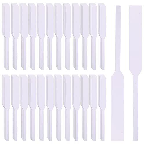 Tondiamo 600 Pieces Perfume Test Strips Fragrance Paper Sticks Cologne Scent Strips Disposable Perfume Blotter Sample Blender Essential Oils Test Cards White for Smell Diffuser Aromatherapy Spice