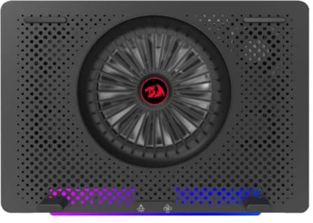 Redragon IVY GCP500 Laptop Cooler RGB | 5 Fans, Adjustable Stand, RGB Backlight, 2 USB Ports, Includes Phone Stand