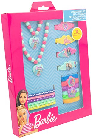 Joy Toy - Barbie Accessoiresset 18 TLG. - in Geschenkpackung 18,5x2,5x23,5 cm