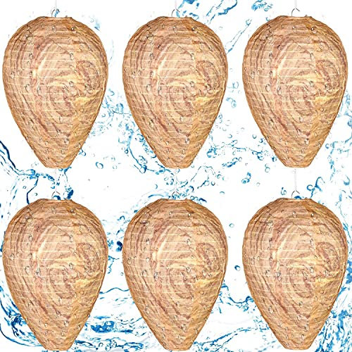 AUGSHY 4 Pcs Nido de Avispas Señuelo, Impermeable Trampa Avispas Exterior, Trampa Avispas para Casa Y Jardín Exterior