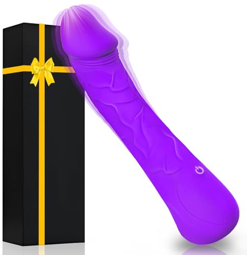 Coyoho Vibratoreper Donna Punto G Squirting Sex Toys Realistico Dildo Clidoride Uomo 10 Modalità Sexyshop Oggetti (viola)