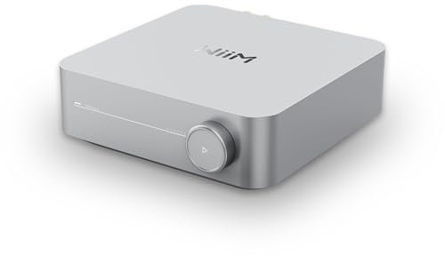 WiiM Amp: Multiroom-Streaming-Verstärker | Kompatibel mit AirPlay, Google Cast, Alexa | HDMI, Sprachsteuerung | Streaming von Spotify, Amazon Music, Tidal & mehr | Silber
