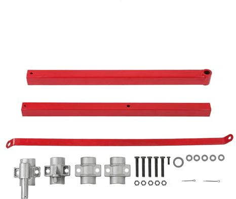 Electric Hoist Support Arm - Scaffold Mount Lifting Pole Bracket with 600kg Load Capacity for Material Handling in Warehouses, Factories