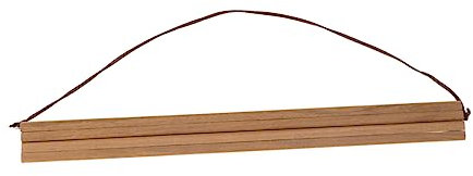 Ciieeo Holz Magnet Aufhängestab Diy Poster Aufhänger Rahmen Magnet Kunstwerk Aufhänger Gemälde Schriftrollen Aufhängestange Hellbraun