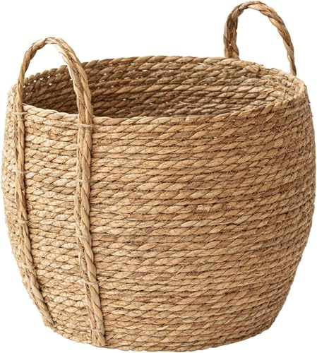 LSFYYDS Flower Plant Pots Indoor, Straw Basket Indoor Woven Pots for Decoration, Household (Medium)