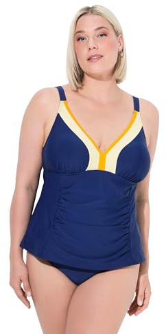 Ulla Popken Tankini, Sabrina, Colourblock Ensemble de Tankini Femme