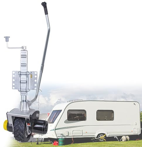 Chariot de Remorquage électrique, Capacité de Remorquage de 6000 lb, Roue Jockey de Remorque 12 V CC 550 W avec Vitesse de Déplacement de 22 pi/min, pour Déplacer une Remorque, une Caravane