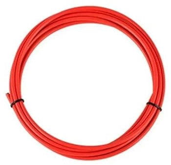 LUOKEKE Fahrrad Bremszug 300cm Draht for Fahrrad Bike Schalthebel Umwerfer Brems Kabel Shift Kabel 4mm/5mm MTB Rennrad Shifter Bremse Kabel Linie Zubehör Bremszug Fahrrad(Shift Cable-Red)