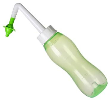 1 Stück Nasenspülflasche 300ml aus PE, Grün für Kinder und Erwachsene | Bequem zu Verwenden, zur Täglichen Nasenpflege, als Nasenreiniger, für Alltag