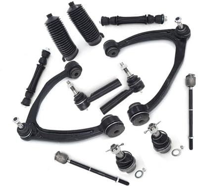 Compatible Con C&evrolet Para Avalanche Para Silverado 2007-2013 Suspensión Delantera Brazo Control Superior Rótula Fuelles Barra Acoplamiento Kits Enlace Barra Estabilizadora Brazos control coche