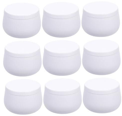 HOLIDYOYO 9pièces Boîte à Thé Ronde Artisanale Pour Bonbons Perles Bijoux Et Rangement De Cadeaux