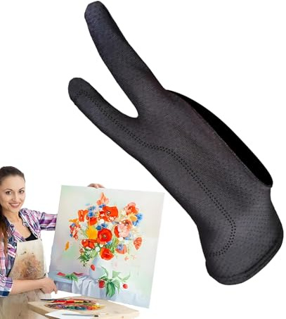Genikeer Tablet Glove 2 Pieces Breathable Paper Sketching Painting Crafting