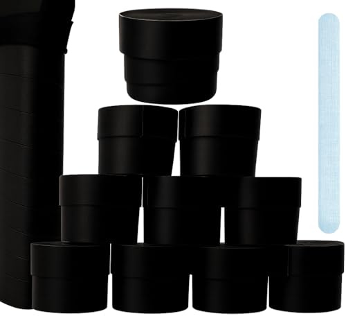 10 Overgrips Padel Negro Grip Padel y Tenis Absorbente - Empuñadura para Mejorar Agarre en Raqueta y Palas - Grips Accesorios Pádel + Protector Pala de Padel Transparente - Padel Gripping Adherente