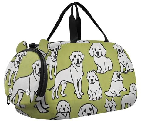 Tanztasche, Sporttasche für Mädchen und Jungen, lustige Kinder-Sporttasche, niedliche Reisetasche mit Namen, Wochenendtasche