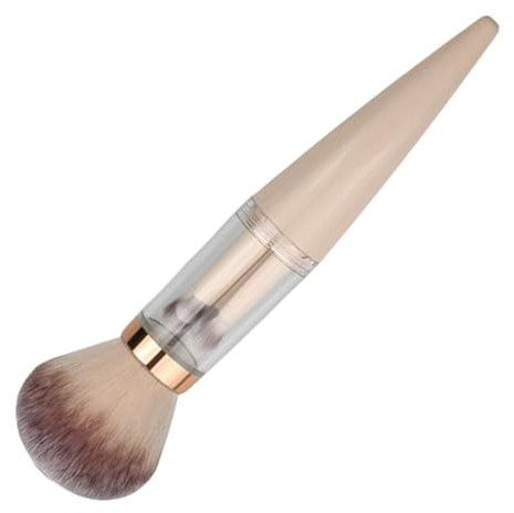 Resor makeupborstset, syntetiska borst, avtagbar, kosmetisk borste för resor och ansiktsmink, för ögonskugga, brons, konturer, highlighter, concealer, hemma, sovsal, utomhus och