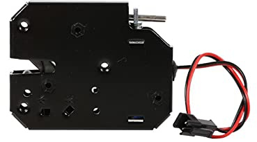 Serrure Électromagnétique Mini 12V 2A en Acier Carbone Noir pour Tiroirs et Casiers Intelligents avec Sécurité Maximale Idéal pour Bureaux Professionnels et Domiciles Sécurisés