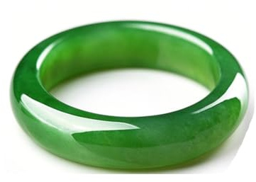 zhuBAOHE Natürlicher Smaragd-Jade-Ring Eheringe für Männer und Frauen Feng Shui Hetian Jade Jaspis-Bandringe