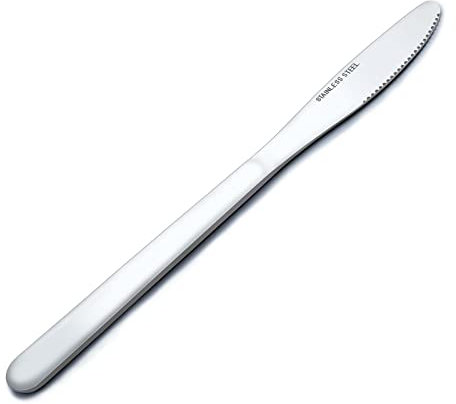 Dinner Knives, 24 Piece Dinner Knife Set, Kitchen Knives (8.1 Inch, 20.5cm), Stainless Steel Cutlery Knife, Table Knives for Home, Hotel and Restaurant, Dishwasher Safe