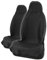 Upgrade4cars 2 x Waterproof Car Seat Covers Universal | Heavy Duty Oxford Front Seat Protector Set