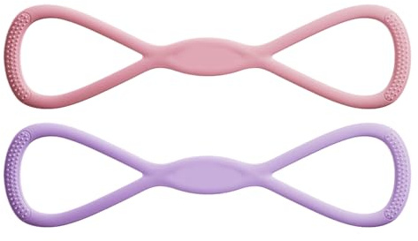8 Banda de Estiramiento de Fitness con Forma - Bandas de Ejercicios de Hombro, expansor elástico Duradero | Equipo de Resistencia Multifuncional de Entrenamiento Muscular portátil