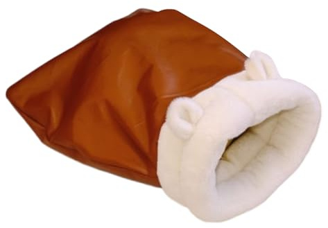 Youding de gato – de cueva de felpa resistente al viento de piel sintética | Cama térmica para gatos | Esterilla autocalentable para gatitos, cachorros, animales, al aire libre, calmante