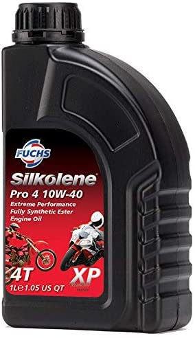Silkolene Motorcycle Quality Fully Synthetic Motorbike Engine Oil PRO-4 XP 10W-40 1L BOTTLE