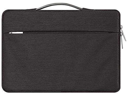 Maletín Funda con Asa para Ordenador Portátil Notebook Laptop Ultrabook Netbook Bolsa De Transporte, 12 Pulgadas, Negro